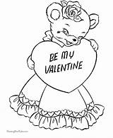 Coloring Pages Valentine Hearts Printable Color Valentines Bear Happy Preschool Printables Kids Teddy Clipart Holiday Printing Help Print Raisingourkids Fun sketch template