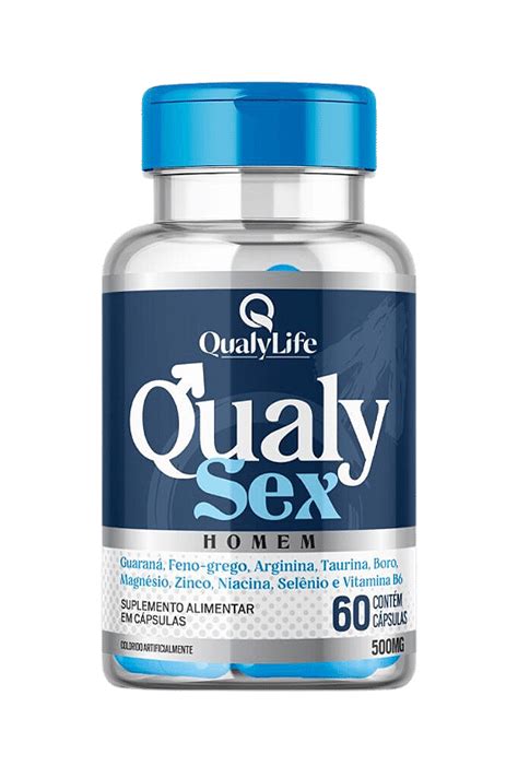 Qualy Sex 500mg 60 Cápsulas Qualylife Suplementos Qualylife Suplementos