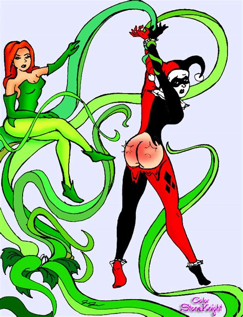 Poison Ivy Spanks Harley Quinn By Spankingfemfatale Hentai Foundry