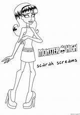 Scarah Screams sketch template