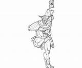 Ginyu Profil Captain Coloring Pages sketch template
