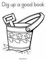 Coloring Dig Book Good Shovel Pail Favorites Login Add Print sketch template