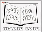 Bible Preschool sketch template