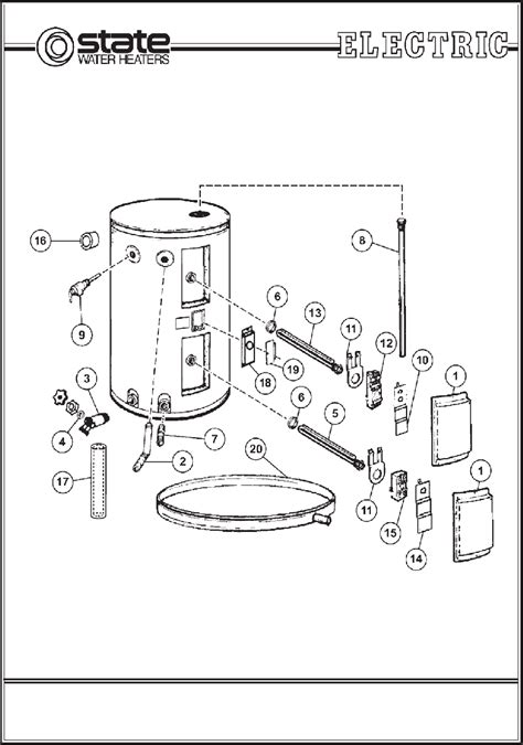 state water heaters  dhms water heater parts list  viewdownload