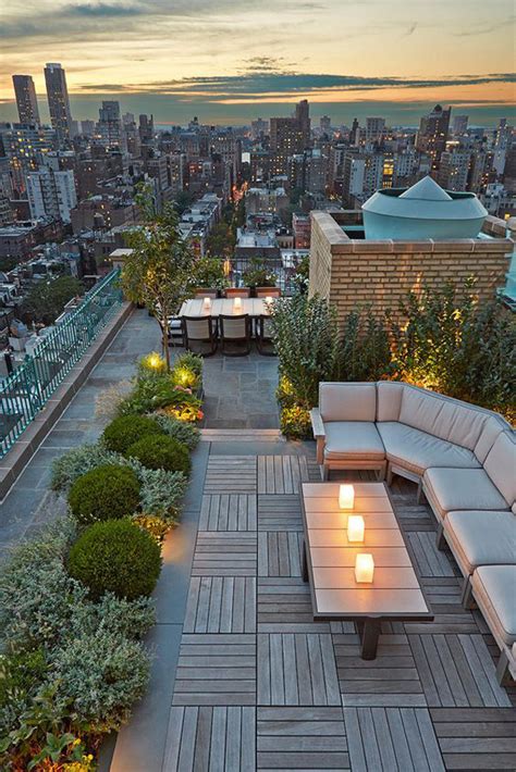 romantic rooftop deck  outdoor living area homemydesign