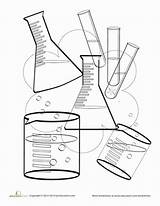Beaker Getdrawings Beakers Laboratorio Laboratory School Classroom sketch template