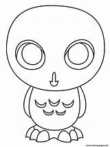Coloriage Dessin Imprimer Hibou Owl Funko Mandala Snowy Imprimé Coruja Uniques sketch template