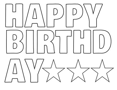 happy birthday banner  printable letters birthday banner template