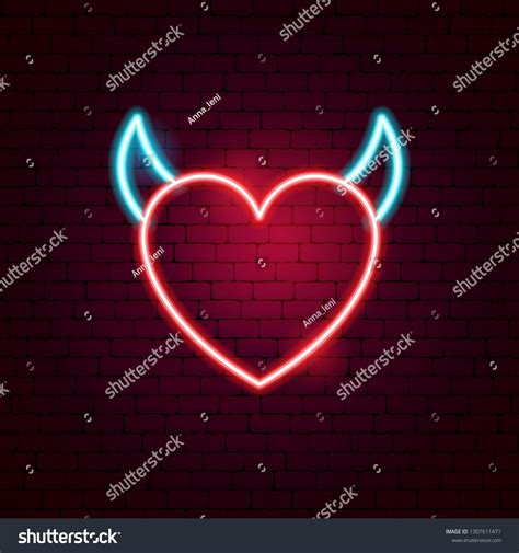 sex heart neon sign vector illustration stock vector royalty free