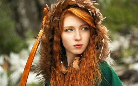 Wallpaper Face Women Redhead Model Fantasy Girl Long Hair