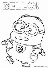 Minions Dibujo sketch template