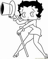 Betty Boop Characters Coloringpages101 sketch template