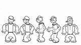 Popeye Coloring Sailor Man Sheet Model Pages Drawing Character Cartoon Blueprint Deviantart Print Animation Printable Reference Getdrawings Choose Board sketch template