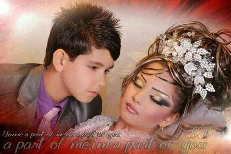 بالصور زواج في إيران العريس 14 عاماً والعروسة 10