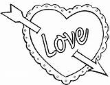 Coloring Pages Valentine Valentines Popular sketch template