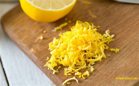 lemon zest substitutes   work