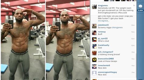 Lebron James Posts A Rather Revealing Pic To Instagram