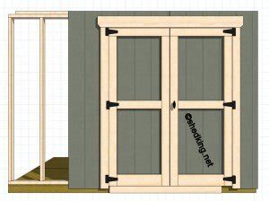 double shed doors