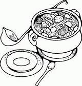 Coloring Soup Pages Tureen Pot Related sketch template