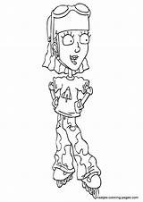 Rocket Power Coloring Pages Browser Window Print sketch template