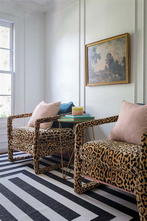 leopard print armchairs   interior decor cheap home decor