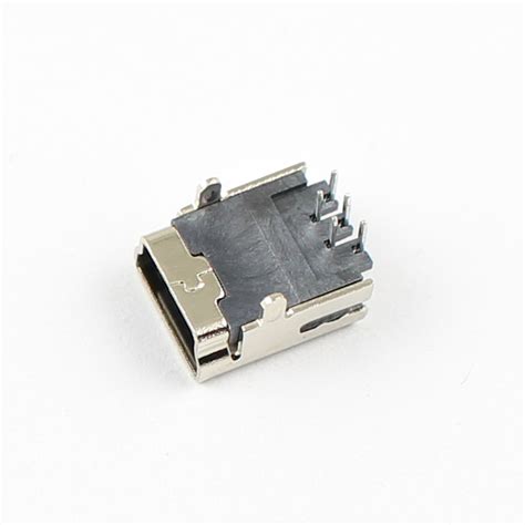 50pcs Mini Usb Female 5 Pin Type B Right Angle Pcb Socket Connector 2