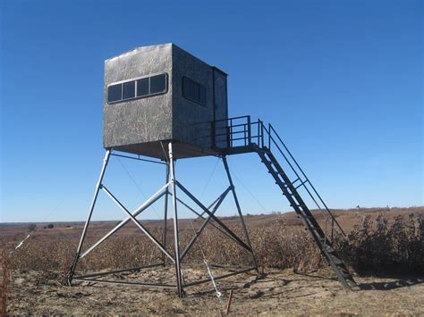 hunting blind tower kits elevated hunting blinds bitter creek blinds