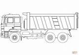 Lastwagen Ausmalbild Muldenkipper Remorque Colorear Lkw Garbage Dump Mezzo Thw Malvorlage Mit Disegno Stampare Zeichnen Scania Laster sketch template