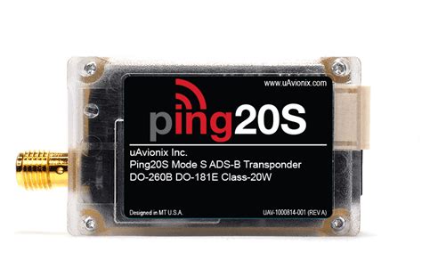 pings mode  ads  transponder unmanned systems technology