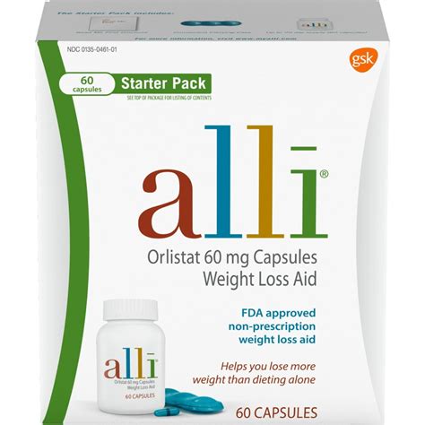 alli diet weight loss supplement pills orlistat mg capsules starter