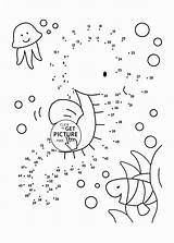 Dot Dots Coloring Connect Pages Worksheets Kids Drawing Age School Grade Printables 3rd Extreme Seahorse Printable Getdrawings Halloween Preschool Octopus sketch template