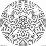 Geometric Coloring Pages Patterns Pattern Printable Adults Getcolorings Color sketch template