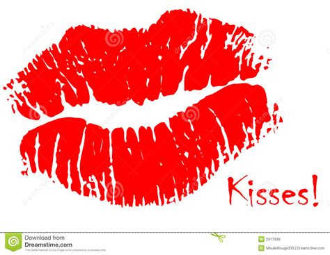 kissing lips red passion stock illustration illustration of kisses