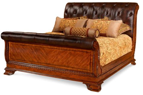 leather and wood king sized sleigh bed african teens porn