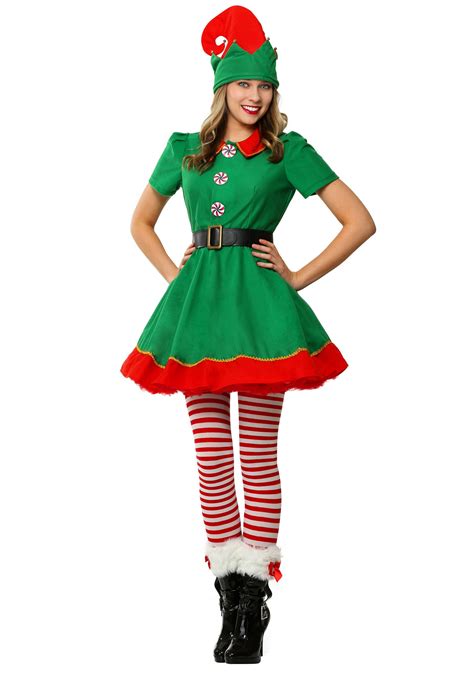 women s holiday elf plus size costume