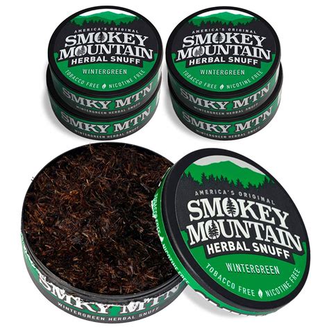buy smokey ain al long cut wintergreen   box    snuff   desertcartjapan