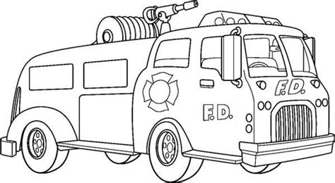 fire truck coloring pages getcoloringpagescom sketch coloring page