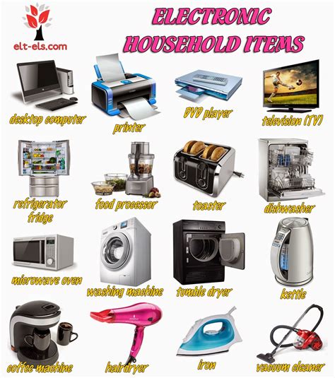 electronic household items wwwelt elscom