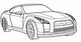 Gtr Coloring Cadillac Dibujos R35 Car Malvorlagen Zeichnungen R32 Spielzeug Großartige Malbögen Carscoloring Nz sketch template