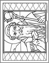 Coloring Saint Benedict Pages St Catholic Quotes Saints Great Religious Saintanneshelper Color Books Nursia Medal Choose Board Education sketch template