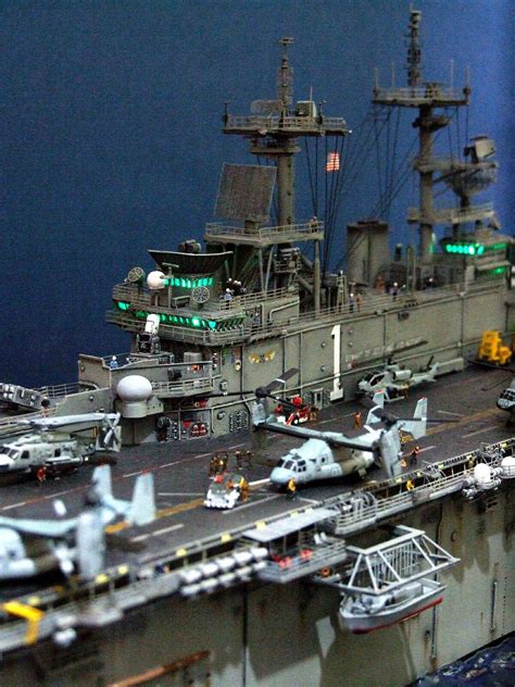 Uss Wasp Lhd 1 1 350 Warship Model Model Warships