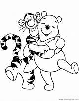 Hugging Tigger Disneyclips sketch template