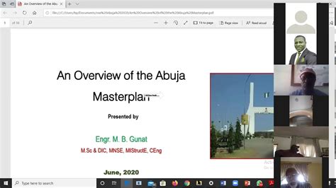abuja master plan nse abuja public lecture youtube