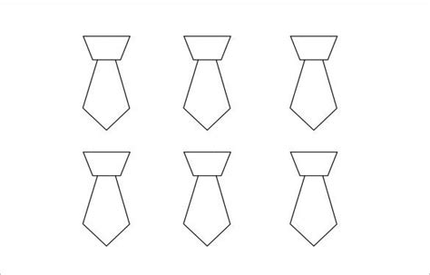 printable tie templates   tie template templates sewing