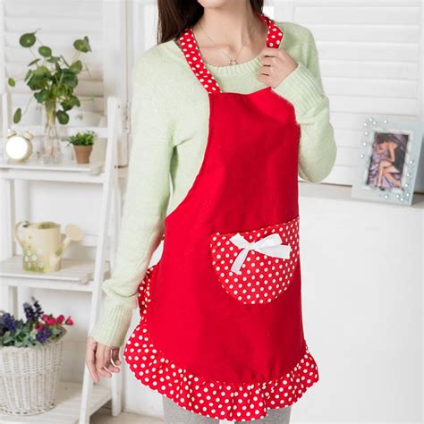 cute girls bowknot funny aprons lady s kitchen restaurant women s cake