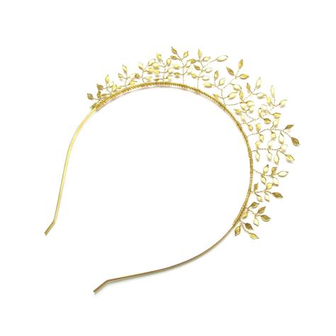 aurelia golden wedding crown tiara designed  sparkle luxury