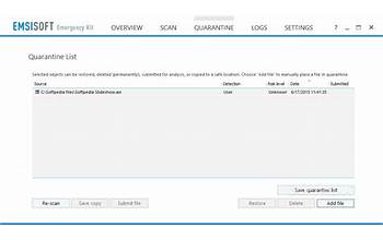 Emsisoft Emergency Kit screenshot #4