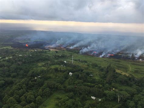 fissure activity increases overnight   east rift zone big island