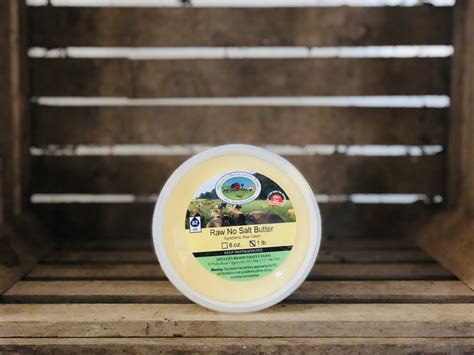 raw fresh unsalted  butter millers bio farm