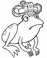 Grenouille Princesse Frosch Rana Frogs Ranas Colorier Grenouilles Coloriage204 Ad3 sketch template